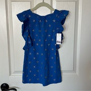 Tea Collection Sparkle Star Ruffle Dress -NEW